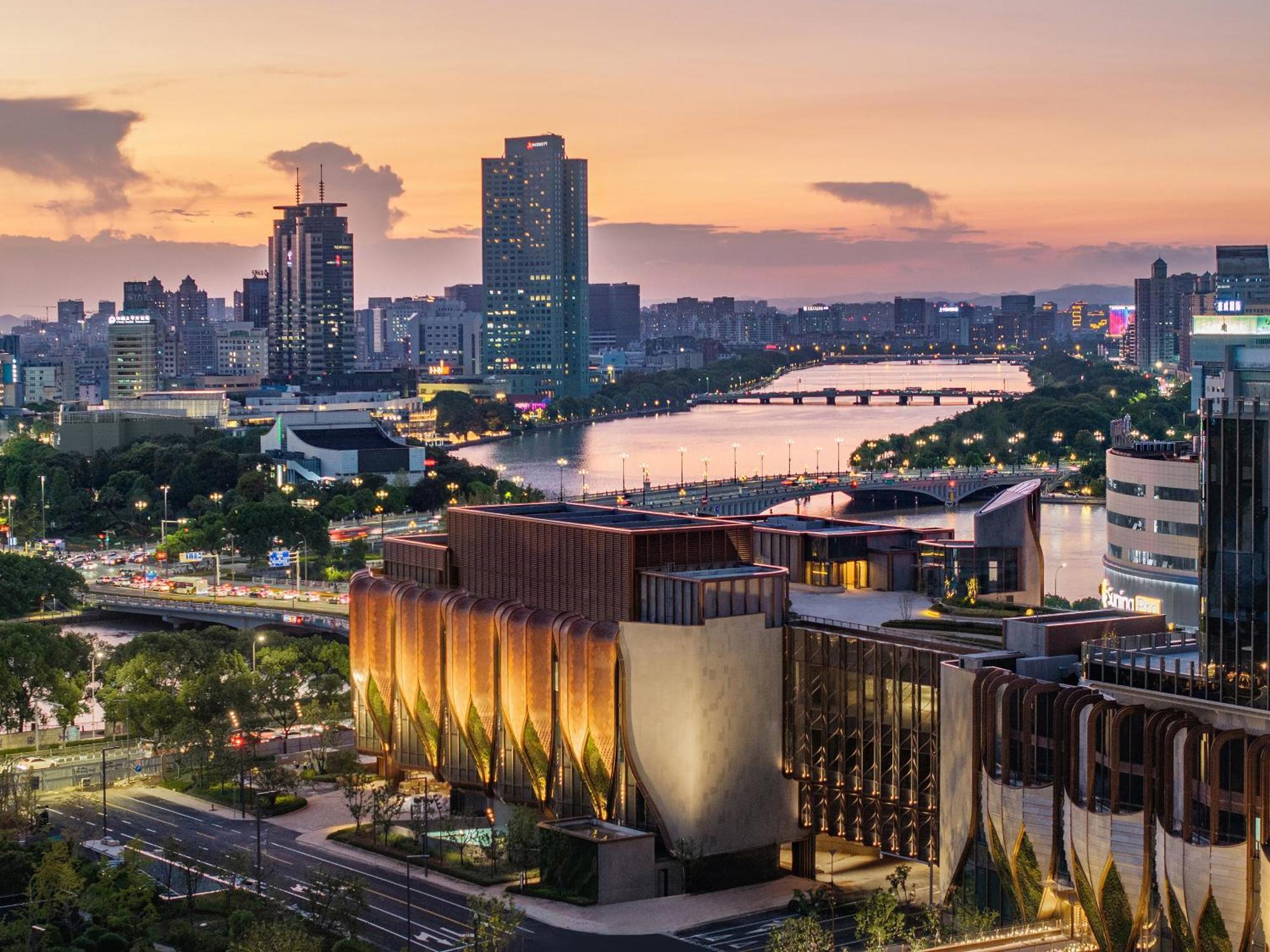 فندق Shangri-La Ningbo - The Three Rivers Intersection المظهر الخارجي الصورة